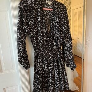 Isabel Marant Black and White Mini Dress